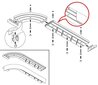 Laekarniisi lint / PVC laekarniisikardin, wenge цена и информация | Kardinapuud | kaup24.ee