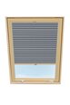 Штора плиссе на мансардное окно Velux, 114x140 см, Серая B-308000