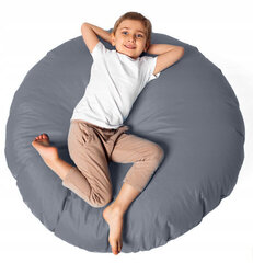 Kott-tool 2in1 Bean Bag Cocoon 2in1 LuX Premium, 125 cm, hall hind ja info | Lastetoa kott-toolid, tugitoolid ja tumbad | kaup24.ee