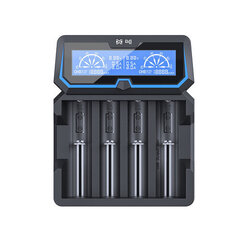 Универсальное зарядное устройство Xtar с ЖК-дисплеем X4 цена и информация | Зарядные устройства для элементов питания | kaup24.ee