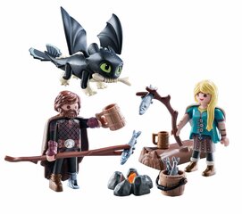 Mängukomplekt 70040 PLAYMOBIL® Dragon Kokutis ja Astrid koos draakonibeebiga цена и информация | Конструкторы и кубики | kaup24.ee