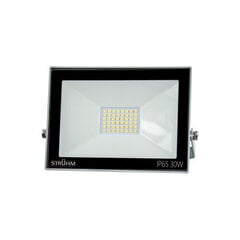 Серый 4500k светодиодный прожектор smd STRÜHM kroma led 30w, 147 x 177 x 25 мм цена и информация | Уличное освещение | kaup24.ee