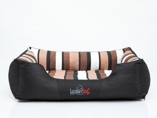 Hobbydog лежак Comfort L, полосатый черный цена и информация | Лежаки, домики | kaup24.ee