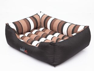 Hobbydog лежак Comfort L, полосатый черный цена и информация | Лежаки, домики | kaup24.ee