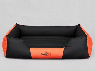 Hobbydog лежак Comfort L, черный/оранжевый цена и информация | Лежаки, домики | kaup24.ee