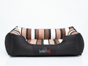 Hobbydog лежак Comfort XL, полосатый черный цена и информация | Лежаки, домики | kaup24.ee