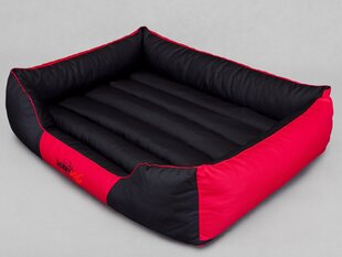 Hobbydog лежак Comfort XL, черный/красный цена и информация | Лежаки, домики | kaup24.ee