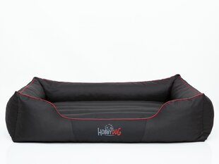Hobbydog лежак Comfort XXL, черный с кантом цена и информация | Лежаки, домики | kaup24.ee