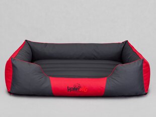 Hobbydog лежак Comfort XXL, серый/красный цена и информация | Лежаки, домики | kaup24.ee