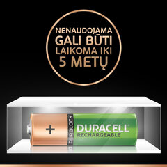 Аккумулятор Duracell AA (1300 mAh) LR06 4 шт. цена и информация | Батарейки | kaup24.ee