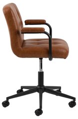 Офисное кресло Cosmo, коричневое цена и информация | Офисные кресла | kaup24.ee