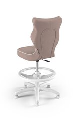 Ergonoomiline lastetool Entelo Petit White JS08 jalatoega, roosa hind ja info | Kontoritoolid | kaup24.ee