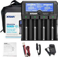 Зарядное устройство Xtar VP4L Plus Dragon цена и информация | Зарядные устройства для элементов питания | kaup24.ee