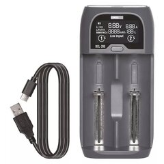 Универсальное зарядное устройство для литий-ионных аккумуляторов EMOS BCL-20D цена и информация | Зарядные устройства для элементов питания | kaup24.ee