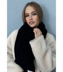 Caskona женский шарф LUNA SCARF*03, черный 2000000150567 цена и информация | Воротник из шерсти мерино/ шарф серый InAvati AC010195-1 | kaup24.ee