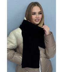 Caskona женский шарф LUNA SCARF*03, черный 2000000150567 цена и информация | Воротник из шерсти мерино/ шарф серый InAvati AC010195-1 | kaup24.ee