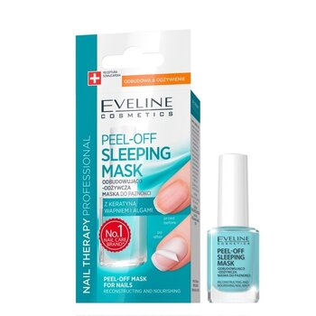 Toitev küünemask keratiini, kaltsiumi ja merevetikatega Eveline Nail Therapy Peel-Off Sleeping Mask 12 ml hind ja info | Küünelakid, küünetugevdajad | kaup24.ee