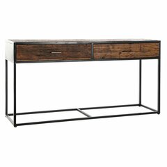 Konsoollaud DKD Home Decor Must Metall Mangopuit Tumepruun (150 x 43 x 77 cm) цена и информация | Тумбы под телевизор | kaup24.ee