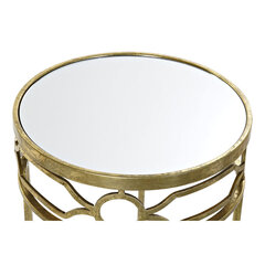 Kolmest lauast koosnev komplekt DKD Home Decor Mirror Gold Metal (46 x 46 x 70 cm) (3 tk) hind ja info | TV alused | kaup24.ee