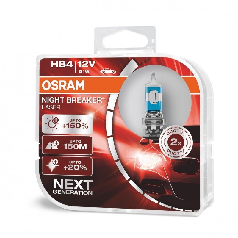 Autopirnid Osram Night Breaker Laser (Next Generation) HB4, 51W цена и информация | Autopirnid | kaup24.ee