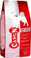 Canun Dog Sport 20 кг 40% мяса с говядиной для энергичных и спортивных собак цена и информация | Сухой корм для собак | kaup24.ee