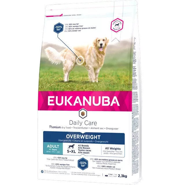 Eukanuba Daily Care Overweight kanaga, 12kg hind ja info | Kuivtoit koertele | kaup24.ee