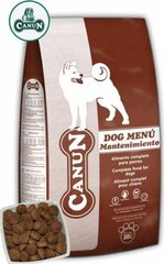 Canun dog menu 20кг корм для собак с говядиной цена и информация | Сухой корм для собак | kaup24.ee