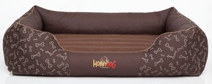 Hobbydog лежак Prestige L кости, коричневый цена и информация | Лежаки, домики | kaup24.ee