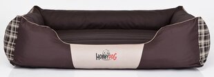 Hobbydog лежак Prestige L окошки, коричневый цена и информация | Лежаки, домики | kaup24.ee