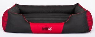 Hobbydog лежак Prestige XL окошки, красный цена и информация | Лежаки, домики | kaup24.ee