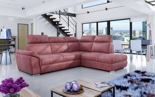 Мягкий угловой диван Loreto, розовый цена и информация | Угловые диваны | kaup24.ee