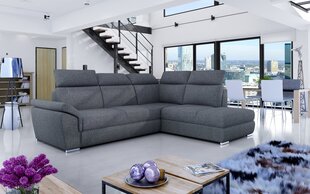 Мягкий угловой диван Loreto G, темно-серый цена и информация | Угловые диваны | kaup24.ee