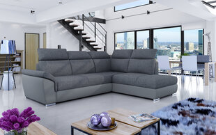 Мягкий угловой диван Loreto GD, темно-серый цена и информация | Угловые диваны | kaup24.ee