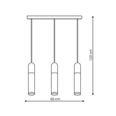 Light Prestige подвесная лампа FANO 3 цена и информация | Люстры | kaup24.ee