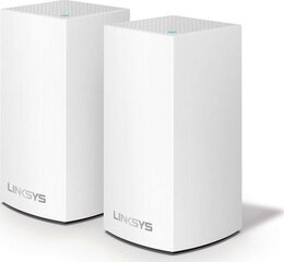 Linksys WHW0102 Velop Intelligent Mesh WiFi süsteem, 2-pakk 802.11ac, 400+867 Mbit hind ja info | Juhtmeta pöörduspunktid  (Access Point) | kaup24.ee
