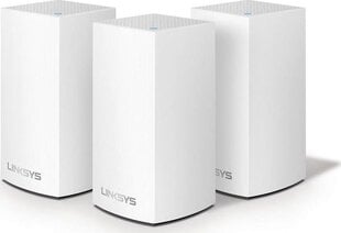 Linksys WHW0103-EU Velop Whole Home intelligentne võrgusilma WiFi-süsteem, kaherealine, 3-pakk 802.11ac, 400+867 Mbit hind ja info | Linksys Arvutid ja IT- tehnika | kaup24.ee