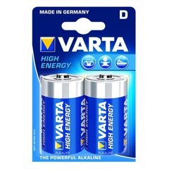 Батарейки Varta High Energy D 2 шт. цена и информация | Батарейки | kaup24.ee