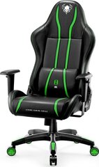 Игровое кресло Diablo Chairs X-One L, черное / зеленое цена и информация | Офисные кресла | kaup24.ee