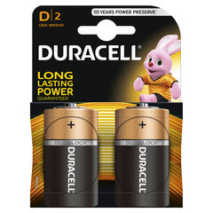 Батарейки DURACELL MN 1300 BASIC D (LR20), 2 шт цена и информация | Батарейки | kaup24.ee