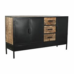 Устройство DKD Home Decor 177 x 38 x 75 cm Натуральный Чёрный Деревянный цена и информация | Витрины, серванты | kaup24.ee