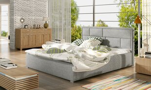 Кровать Latina MD, 200х200 см, светло-серая цена и информация | Кровати | kaup24.ee