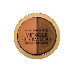 Sära andev toode Max Factor Miracle Glow Duo Pro 30 Deep 11 g цена и информация | Бронзеры (бронзаторы), румяна | kaup24.ee