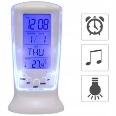 Elektrooniline kell termomeetriga цена и информация | Радиоприемники и будильники | kaup24.ee