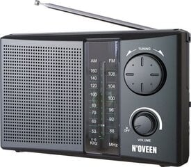 Портативная радиостанция N'oveen PR450 Black цена и информация | Радиоприемники и будильники | kaup24.ee