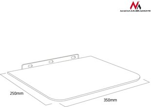 Maclean DVD riiul MC-738 hind ja info | Teleri seinakinnitused ja hoidjad | kaup24.ee