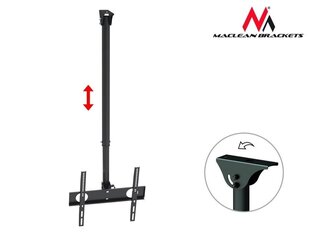 Seinakinnitus Maclean MC-631, 32-55", LCD/LED/Plasma, must hind ja info | Teleri seinakinnitused ja hoidjad | kaup24.ee