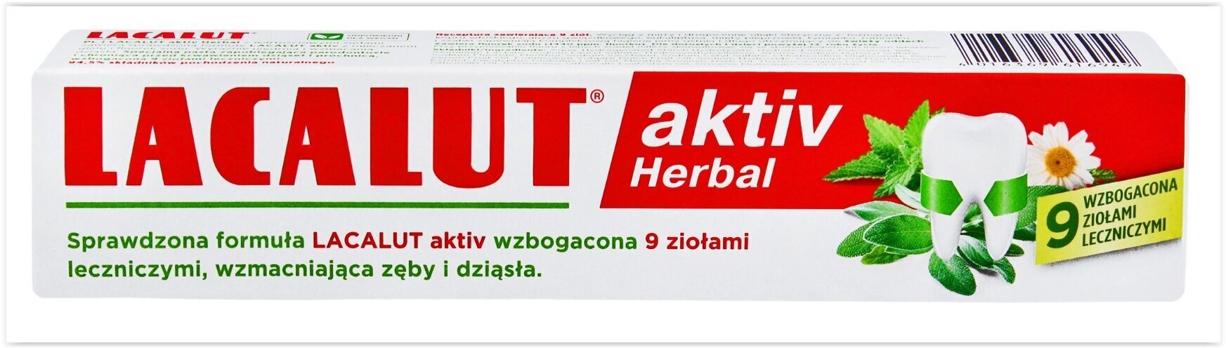 Looduslik Aktiivne Herbal Hambapasta, 75 ml цена и информация | Suuhügieen | kaup24.ee