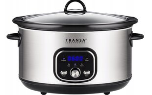 Aegpliit "Transa Electronics SlowCooker Medium" 4,5 l hõbe/hall 280 W hind ja info | Aurutajad, multikeetjad | kaup24.ee