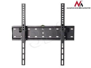 MACLEAN UCHWYT DO TELEWIZORA 32-55" MC-665 CZARNY DO 40KG MAX VESA 400X400 цена и информация | Кронштейны и крепления для телевизоров | kaup24.ee