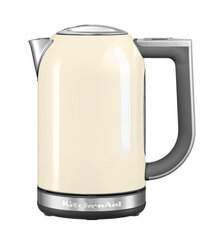 KitchenAid 5KEK1722EAC reguleeritava temperatuuriga 1,7l, beež (almond cream) hind ja info | Veekeetjad | kaup24.ee